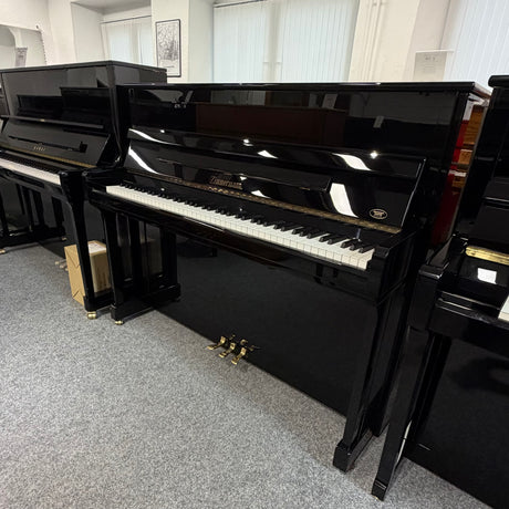 Bechstein-Zimmermann Klavier Z 120 Occasion – schwarz poliert, mit Silent-System, Bj. 2000 (gebraucht)