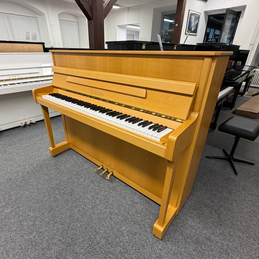 Yamaha Klavier V 114 NT Occasion – Buche natur, Bj. 1998, sehr guter Zustand (gebraucht)