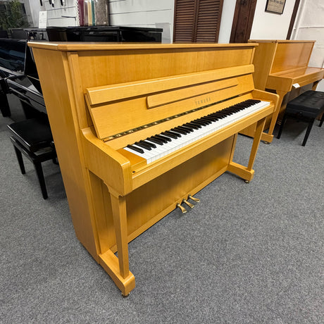 Yamaha Klavier V 114 NT Occasion – Buche natur, Bj. 1998, sehr guter Zustand (gebraucht) - Musik-Ebert Gmbh
