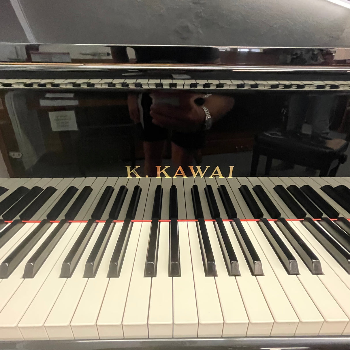 KAWAI Flügel Mod. RX 1 schwarz poliert 164 cm , Bestzustand, original made in Japan Bj. 2010 (gebraucht) - Musik-Ebert Gmbh
