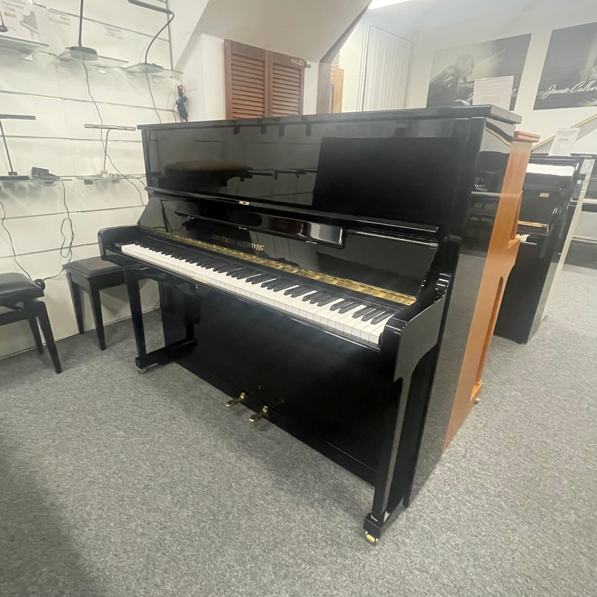 GROTRIAN-STEINWEG Klavier 122 V schwarz poliert Occasion Bj. 1988, sehr guter Zustand (gebraucht)