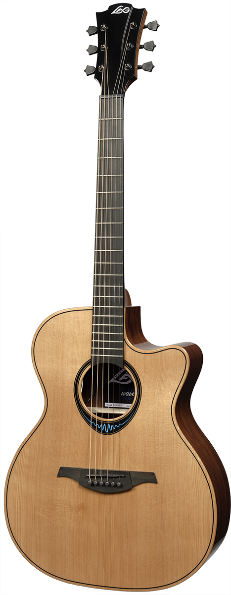 LAG Westerngitarre, Auditorium, BlueWave2, Pickup - Musik-Ebert Gmbh
