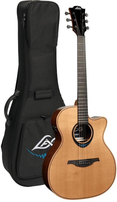 LAG Westerngitarre, Auditorium, BlueWave2, Pickup - Musik-Ebert Gmbh