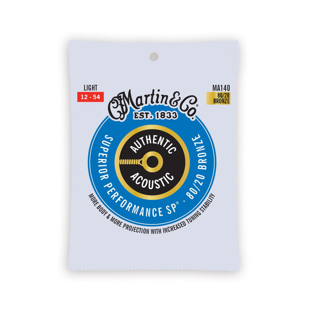 Martin Authentic Acoustic Superior Performance SP® Westerngitarre 80/20 Bronze Saitensatz - Musik-Ebert Gmbh