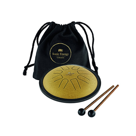 MEINL Sonic Energy Small Steel Tongue Drum C Moll, 8 Töne - gold / 7"/18 cm - Musik-Ebert Gmbh