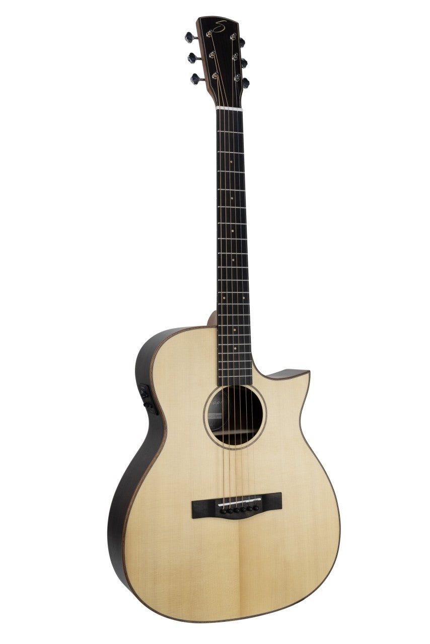 Shape Akustikgitarre Orchestra Modell, Fichte massiv, O 315 MT-CE Set