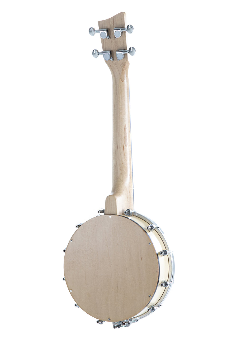 VGS Manoa VG512550 banjo ukulele, white head – rear view