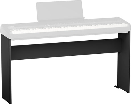 Roland KSF-40 BK Ständer, schwarz – Schrägansicht mit separat erhältlichem FP-40