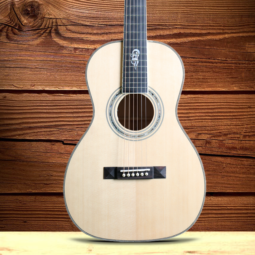 You's Guitar Parlor Fichte P140E + Tasche