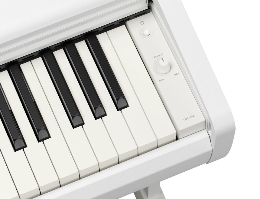 Yamaha YDP-146 Weiß – Perspektive