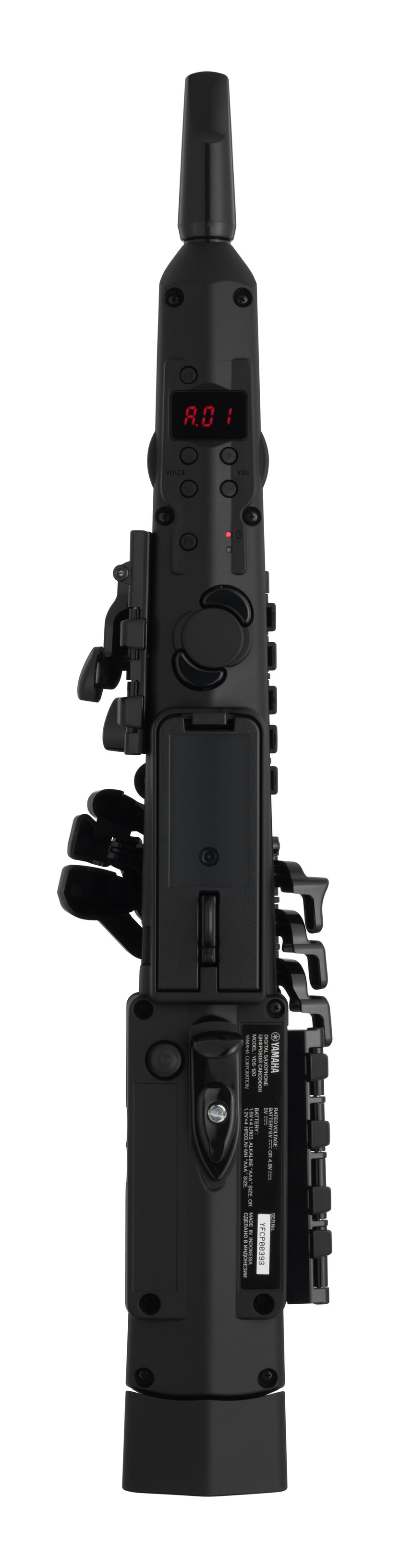 Yamaha YDS-122 digital saxophone – rear view