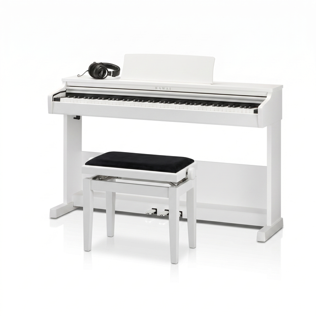 Kawai CX-102 Digitalpiano-Bundle Weiß Matt – Set-Bild