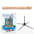 Küng Studio Sopranblockflöte-Bundle Ahorn mit Blockflötenschule & Ständer Set-Bild