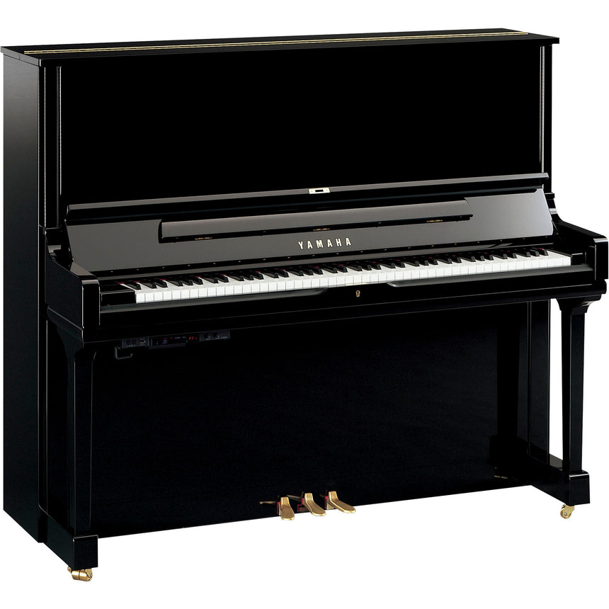 Yamaha YUS3 TA3 Klavier in Schwarz poliert mit TransAcoustic-Bedienleiste