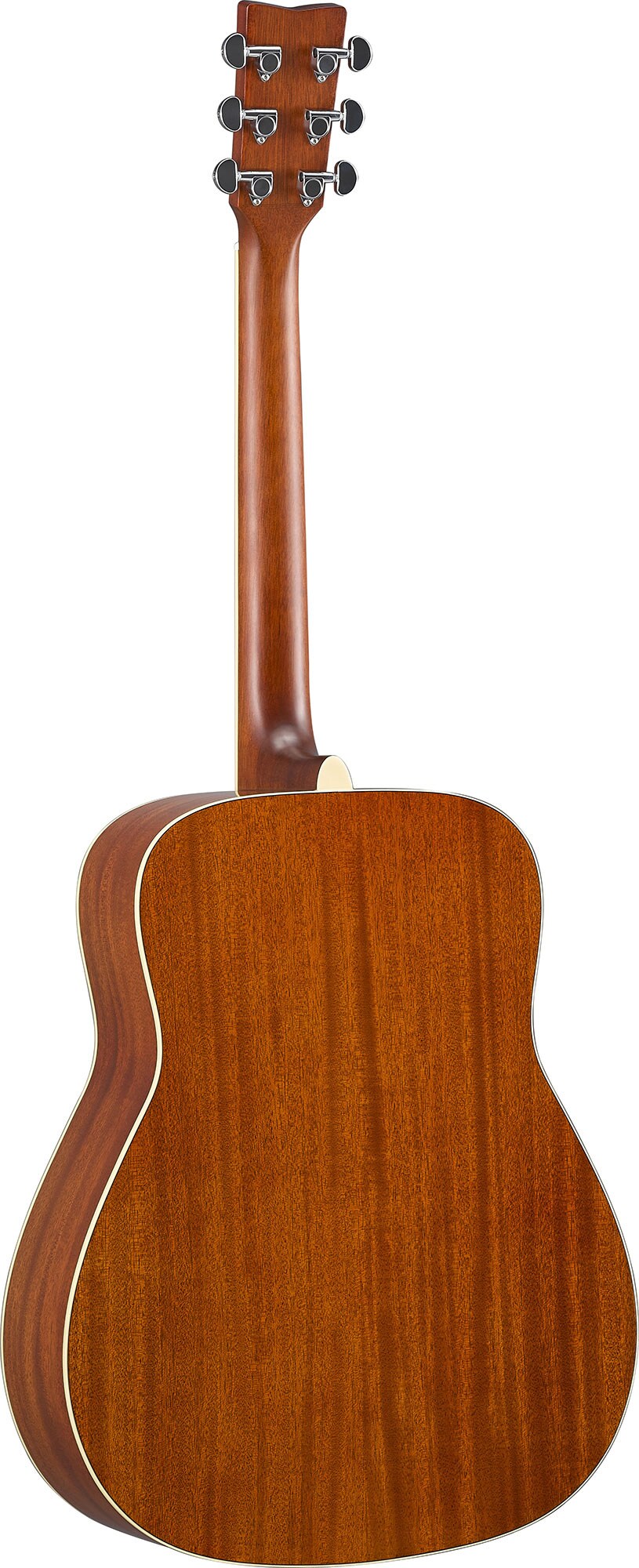 Yamaha FG-TA VT acoustic guitar in Vintage Tint – rear view