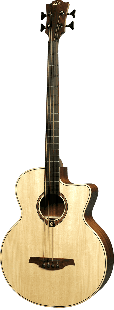 Basse acoustique Lâg T177BCE naturelle – vue de trois quarts