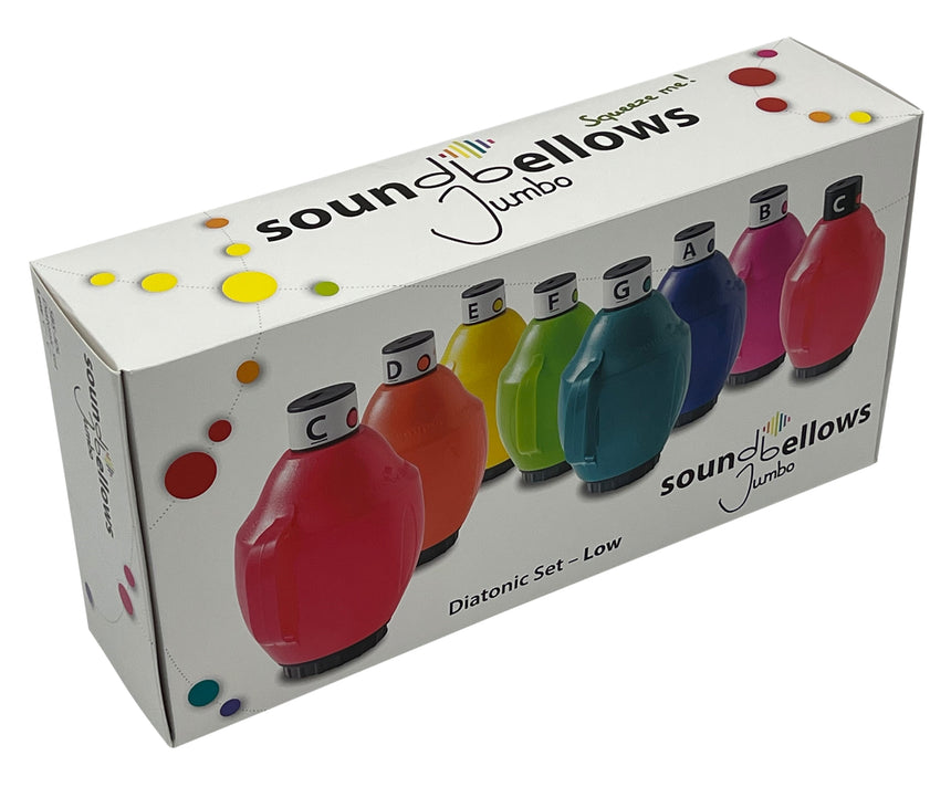 Soundbellows Jumbo SBS-JDL, multicolore, gamme diatonique grave – emballage fermé