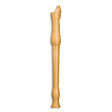 Flûte à bec soprano Mollenhauer Student 1042, poirier naturel clair, doigté baroque – vue arrière
