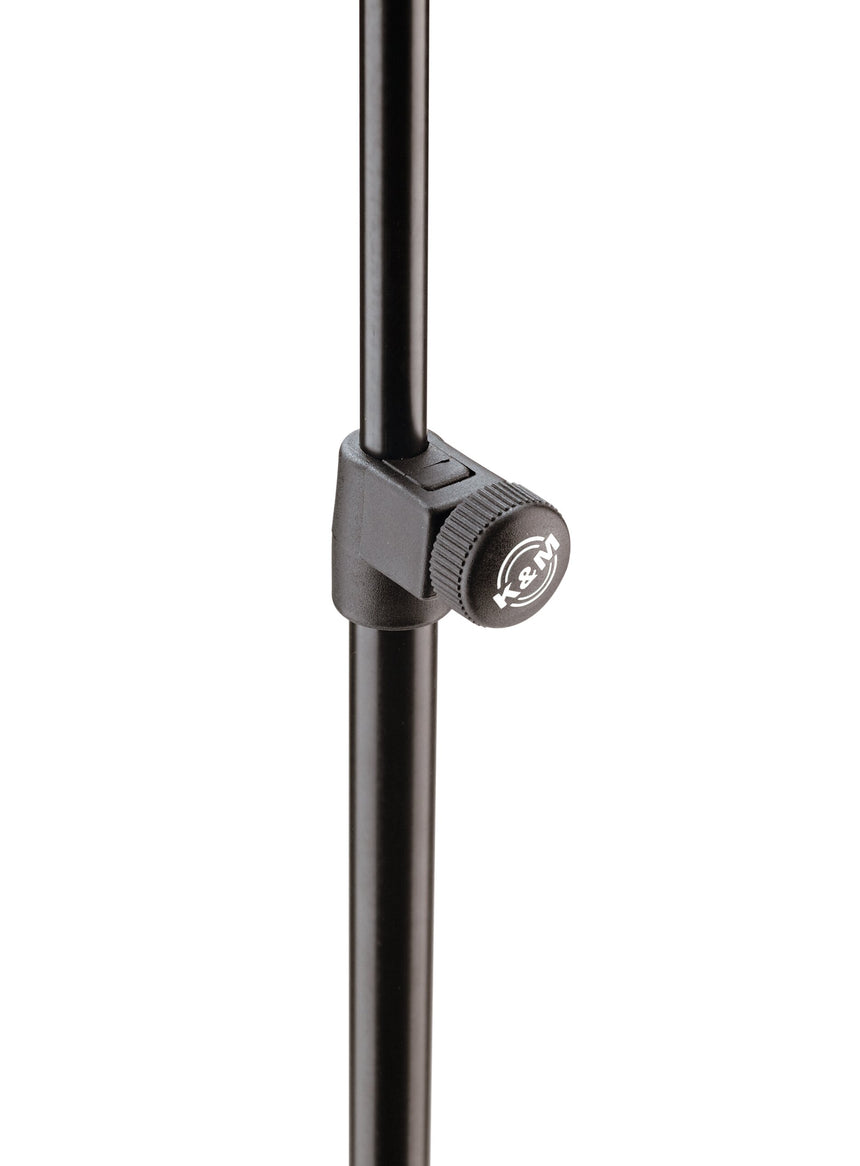 Pupitre König & Meyer 10065 noir – détail du réglage en hauteur