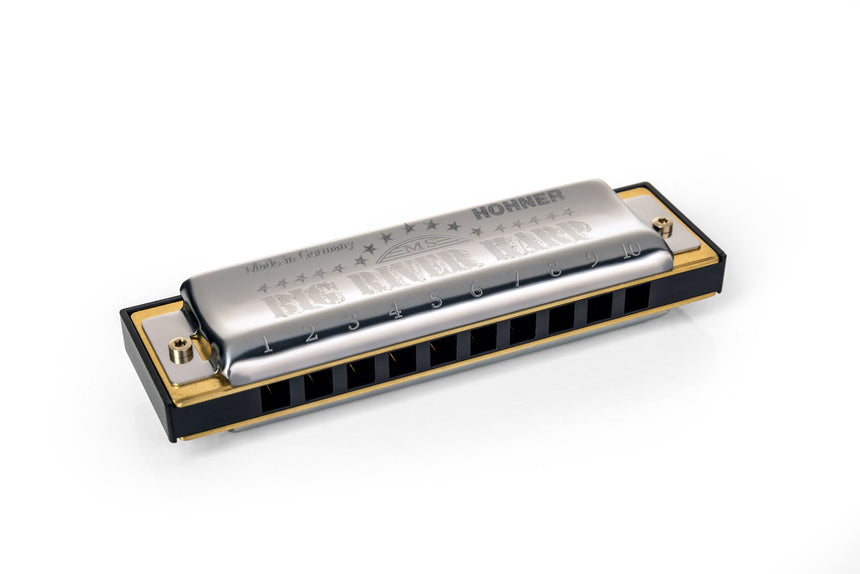 HOHNER Big River Harp MS – Gesamtansicht schräg