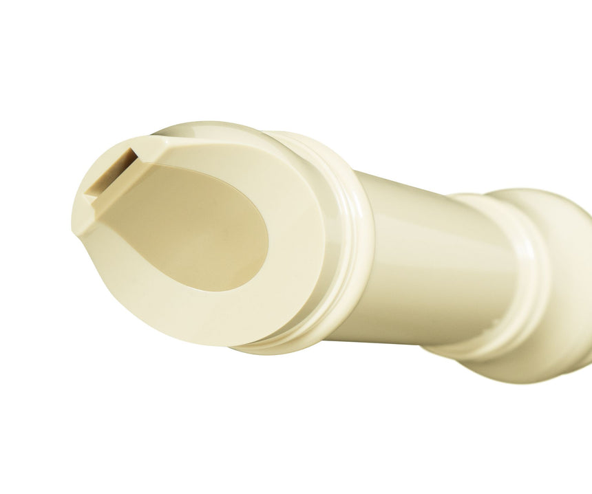 Flûte à bec alto Yamaha YRA-28BIII blanche – détail du biseau