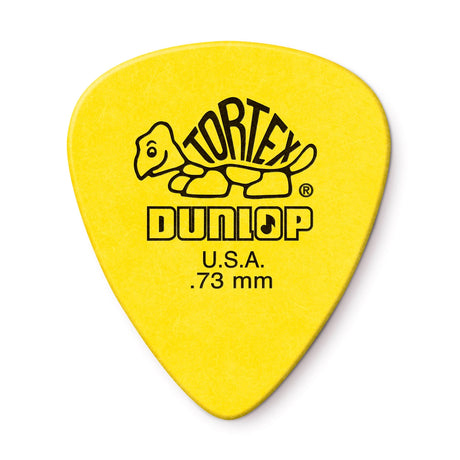 Médiator Dunlop Tortex Standard 0.73 mm, vue de face