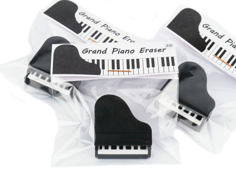 Agifty E 1041 black grand-piano eraser: several individually wrapped examples