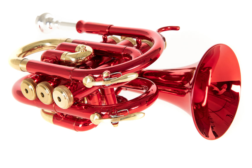 Roy Benson PT-101R, rot – Ansicht des Schalltrichters
