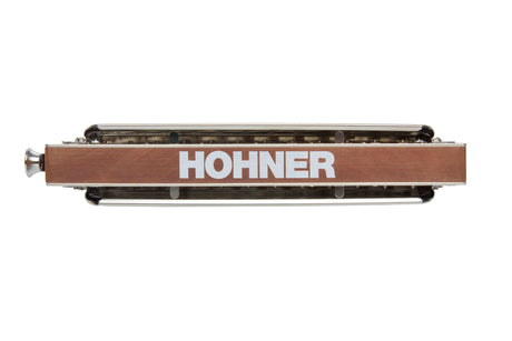 Hohner Toots Mellow Tone in C, Birnbaum und Edelstahl – Rückseite mit Kanzellenkörper