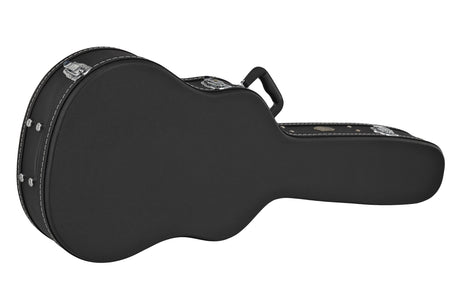 Étui GEWA Flat Top Economy pour guitare APX 523.112, noir – vue avant de trois quarts