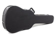 Étui GEWA Flat Top Economy pour guitare acoustique 523.110, noir – vue avant de trois quarts