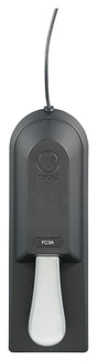 Yamaha FC3A foot pedal, black and silver – top view