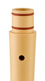 Moeck Flauto 1 1025, cream plastic, German fingering – detail of the disassembled joint