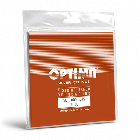 Optima 3006 Banjo-Saitensatz für fünf Saiten, Vorderseite der Verpackung