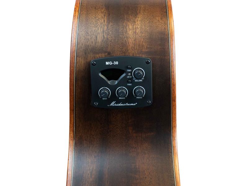 MERIDA Scar Senior – Bedienfeld Merida MG-30 mit Stimmgerät und 3-Band-EQ