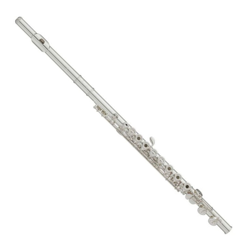 Yamaha YFL-282 Querflöten-Bundle (Ringklappen, Inline) mit Ständer, Wischer & Pflegepapieren