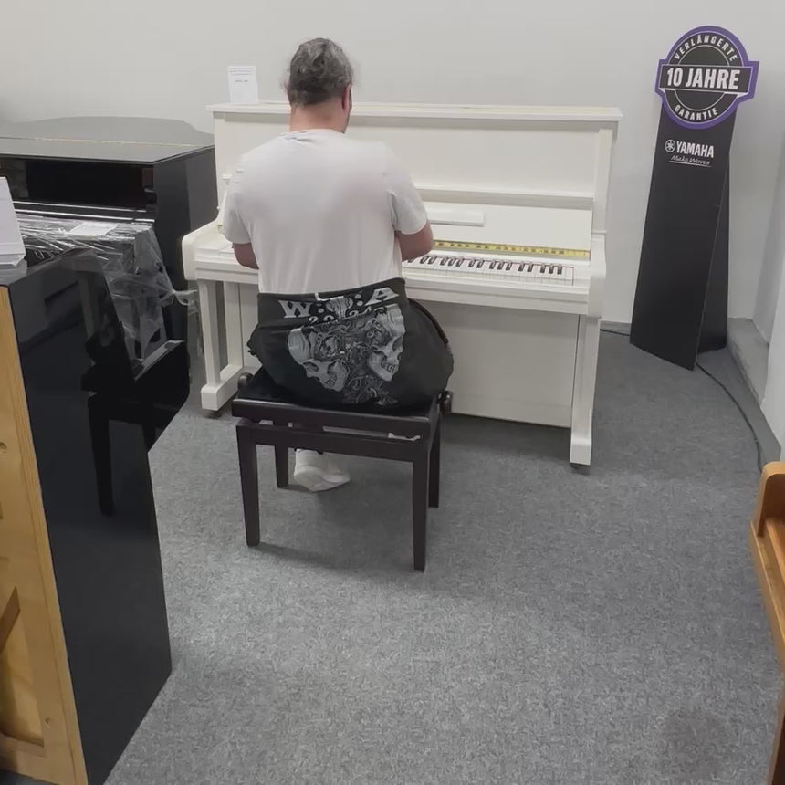 Yamaha U1 Klavier weiss poliert Bj. 1990 sehr guter Zustand (gebraucht)