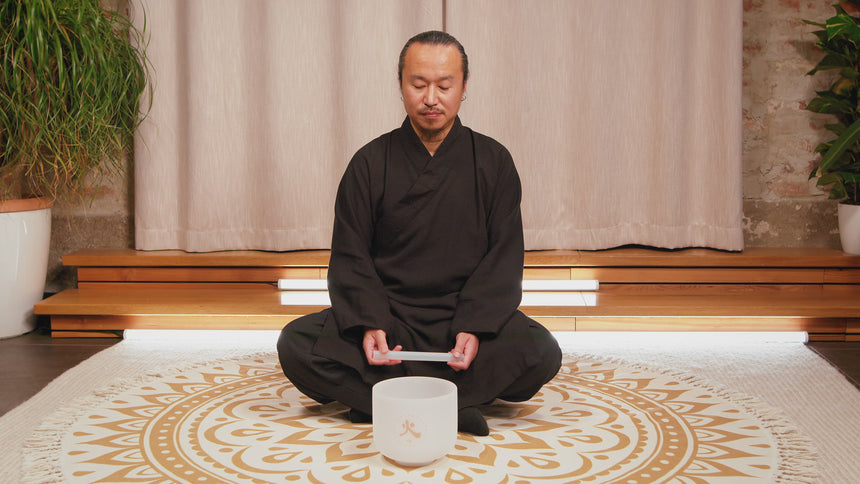 MEINL Sonic Energy 8" TCM Crystal Singing Bowl, Feuer 384 Hz TCMCSB8-F