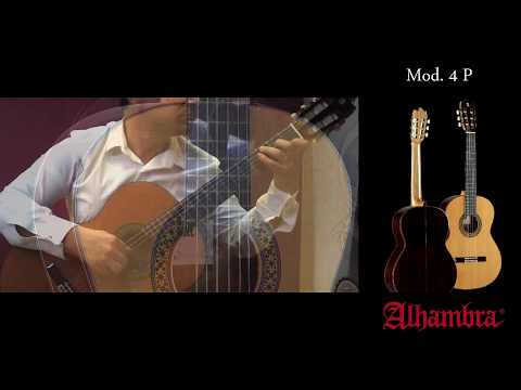 Alhambra 4P Konzertgitarre 4/4 mit Tasche