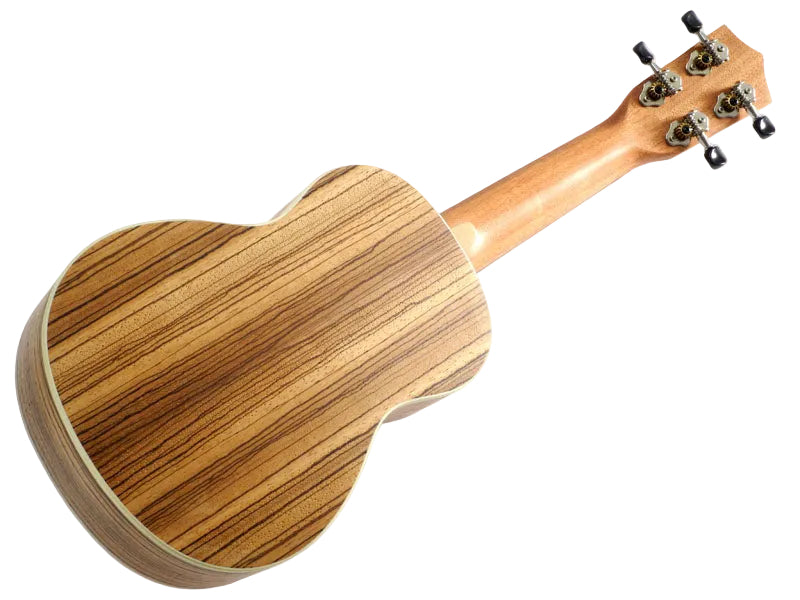 koki'o Zebrano Sopran UkuleleU-LZWLZW-S mit Tasche - Musik-Ebert Gmbh