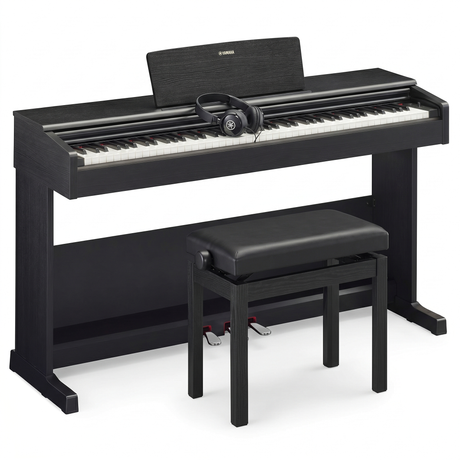 Yamaha YDP-105 Arius Digitalpiano-Bundle Schwarz Matt – Set-Bild