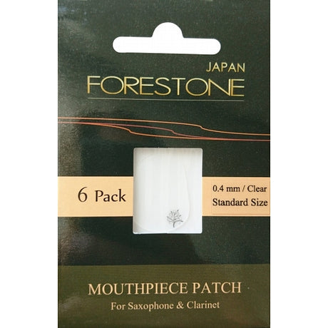 Forestone Mouthpiece 0,4mm Small Size Transparent 6er Pack - Musik-Ebert Gmbh