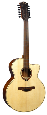 LAG Westerngitarre, Tramontane 177, Jumbo, 12-saitig, Satin, Pickup - Musik-Ebert Gmbh