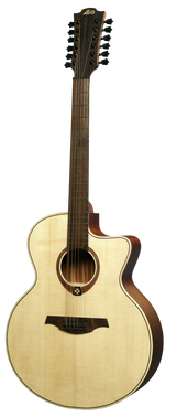 LAG Westerngitarre, Tramontane 177, Jumbo, 12-saitig, Satin, Pickup - Musik-Ebert Gmbh
