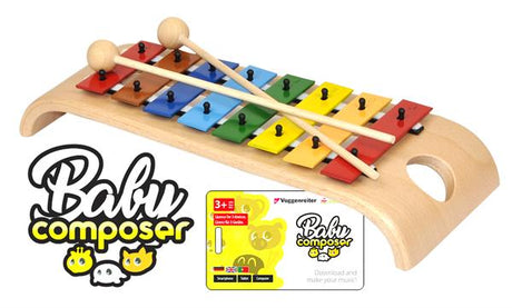 Baby Composer Glockenspiel-Set (mit App/Lernsoftware) - Musik-Ebert Gmbh