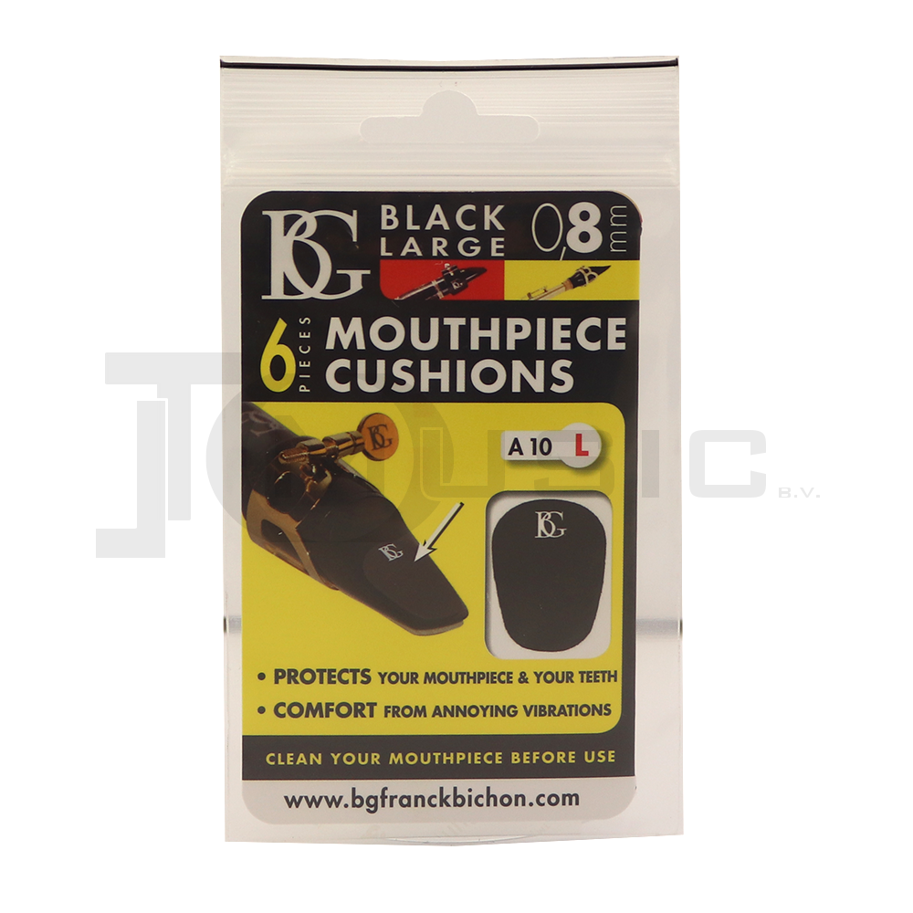 BG Mouthpieces A10L 0,8mm schwarz 6 Stück - Musik-Ebert Gmbh