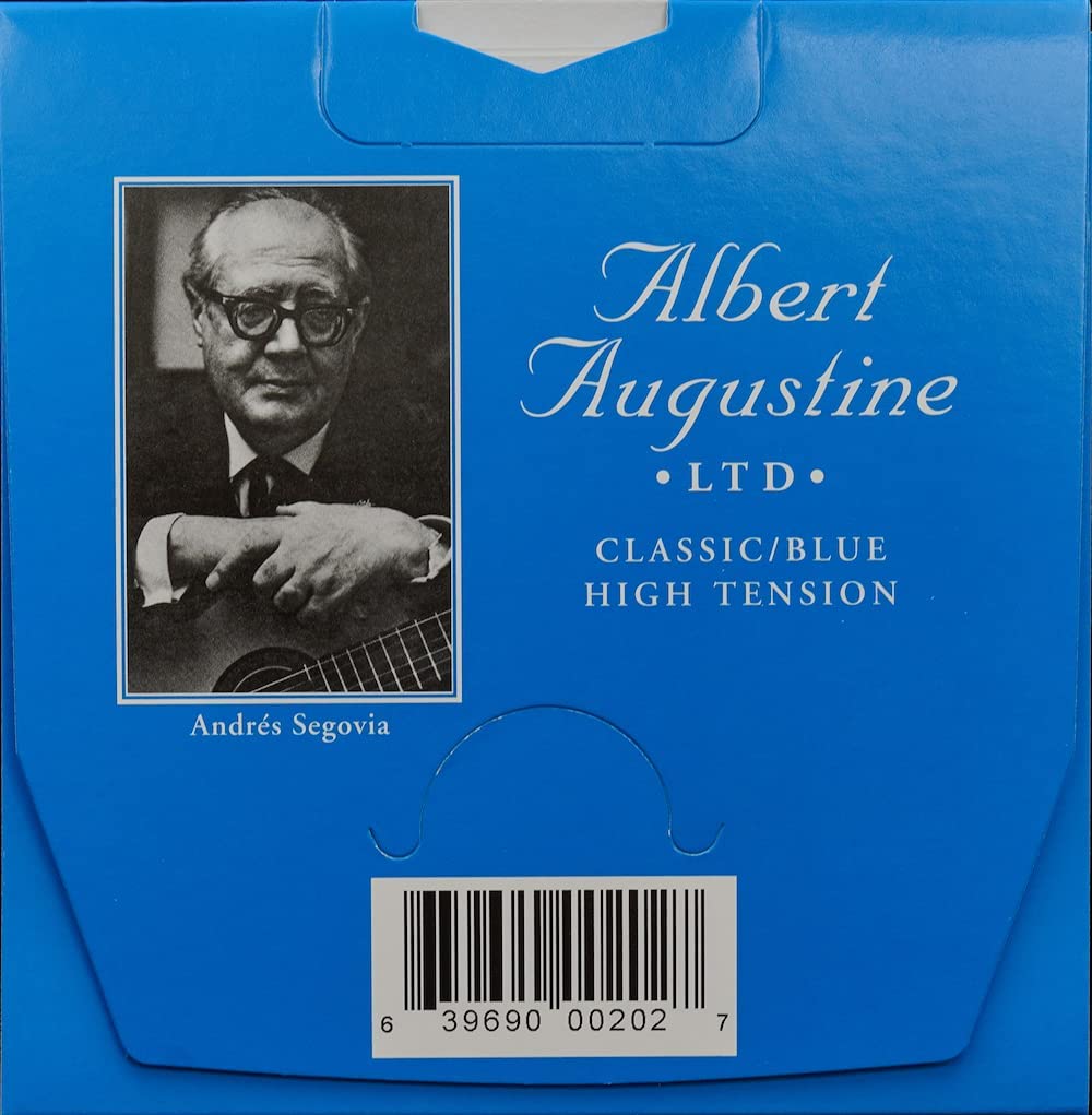 Augustine Klassik Gitarrensaiten Blue Label Satz Regular Tension/Basssaiten High Tension - Musik-Ebert Gmbh