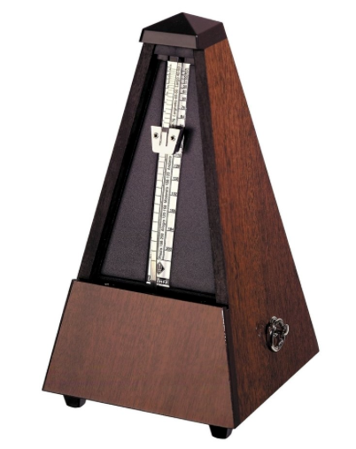 Wittner Analog Metronom  pyramidenförmig mit Holzgehäuse - Musik-Ebert Gmbh