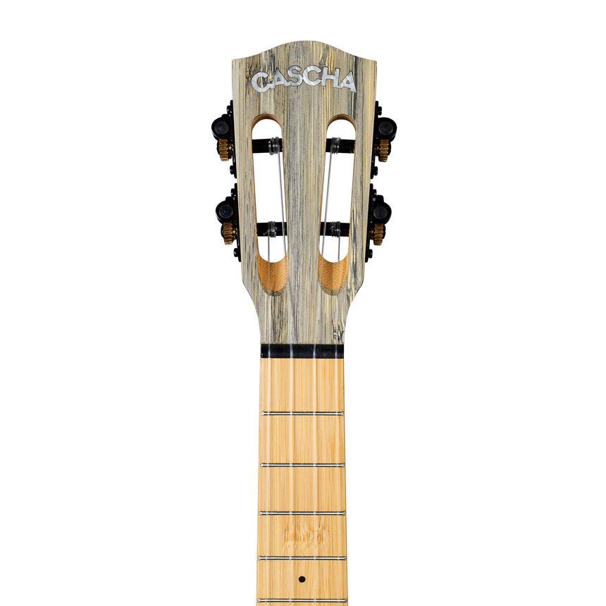 Cascha Sopran Ukulele Bamboo Graphit - Musik-Ebert Gmbh