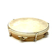 Migma 879/073 Tambourin Stimmbares Naturfell mit Schellen Ø 25 cm - Musik-Ebert Gmbh